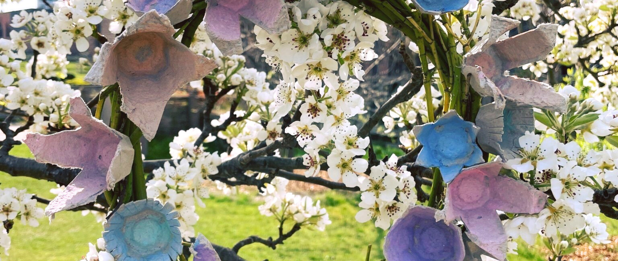 Egg Box Easter Wreath