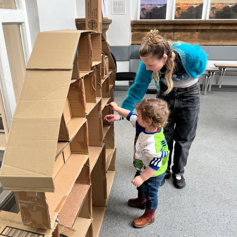 Tudor Cardboard House