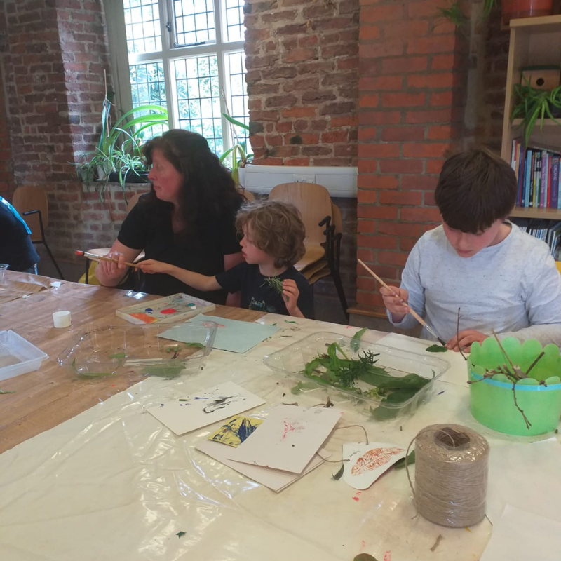 Printing with natural materials