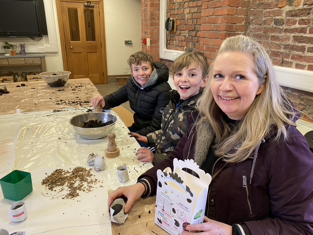 Making seed bombs
