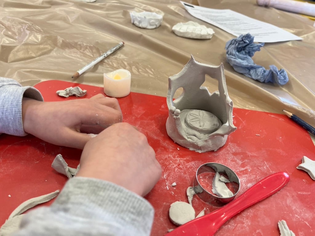 Making-candle-holders