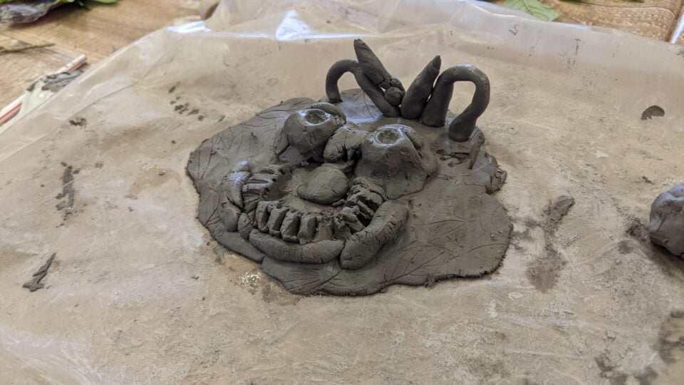 Clay faces